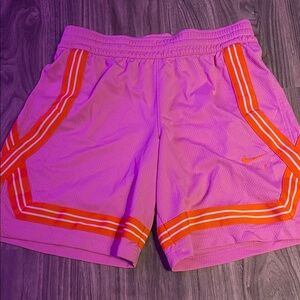 Nike Vibrant Pink Shorts with Orange Accents